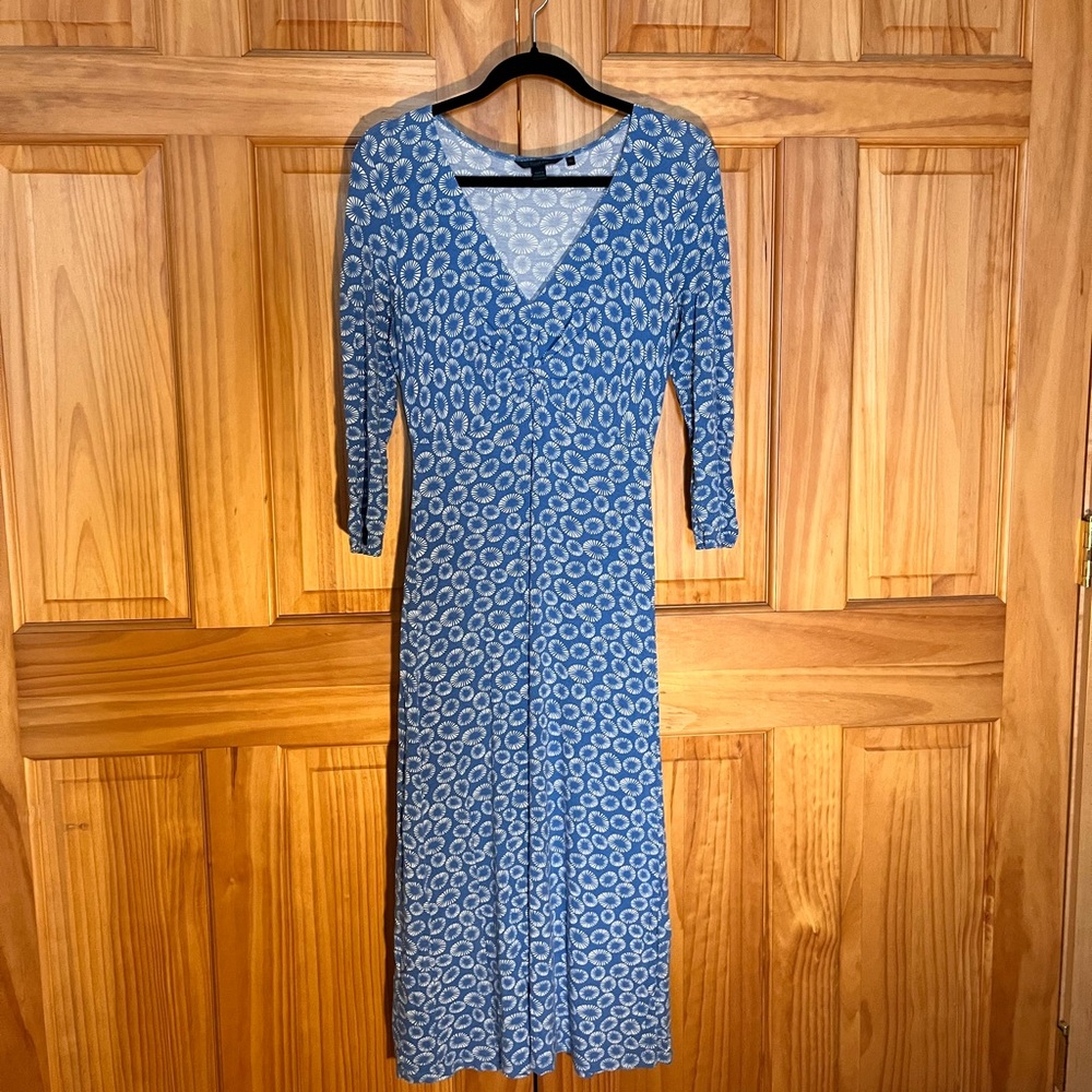 Boden geometric jersey midi dress